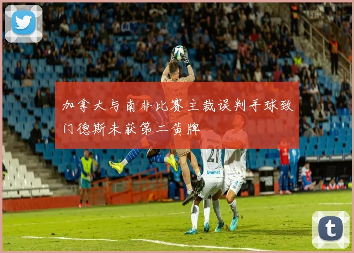 加拿大与南非比赛主裁误判手球致门德斯未获第二黄牌
